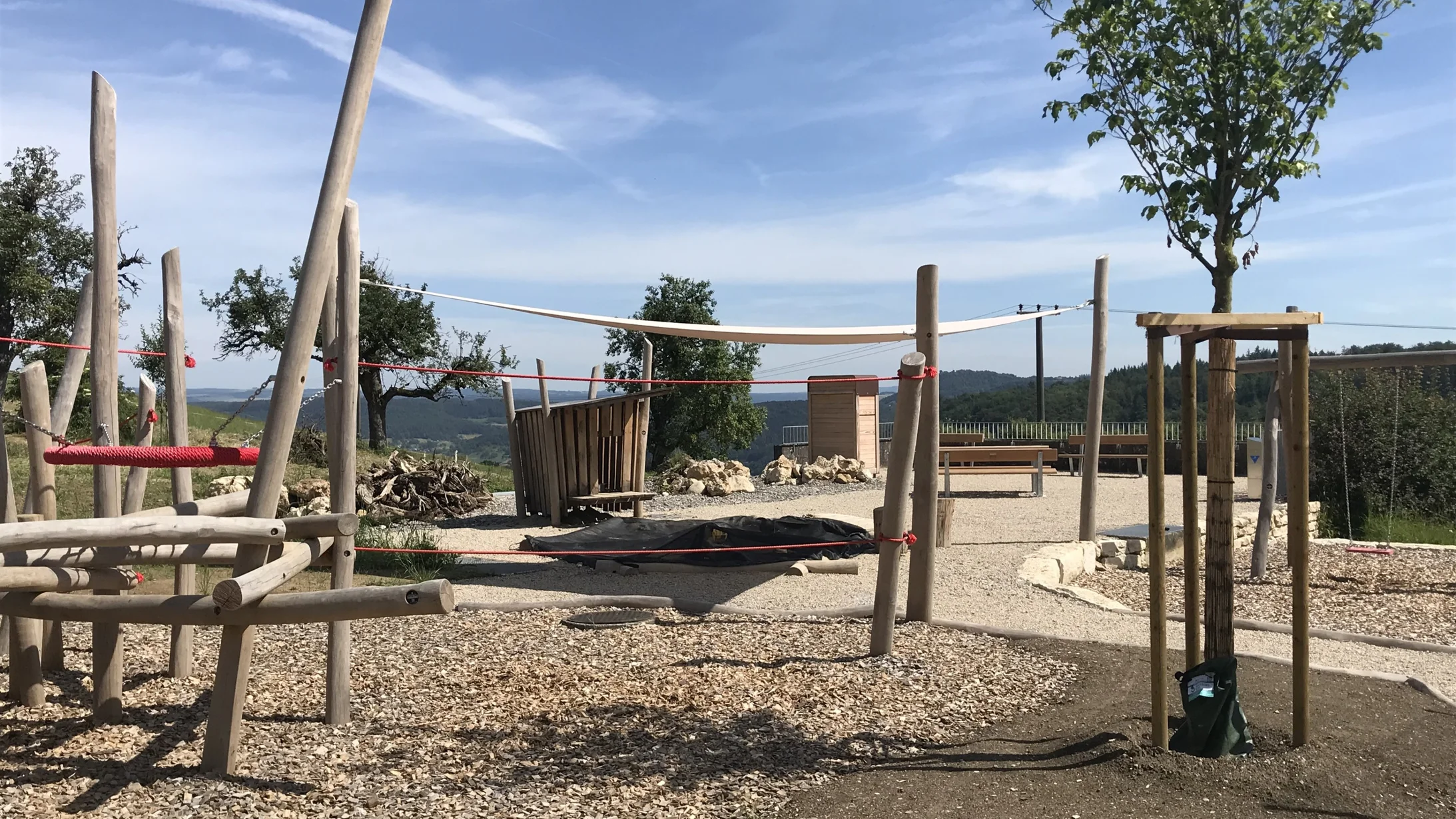 Kinderspielplatz in Baldingen im Juni 2024